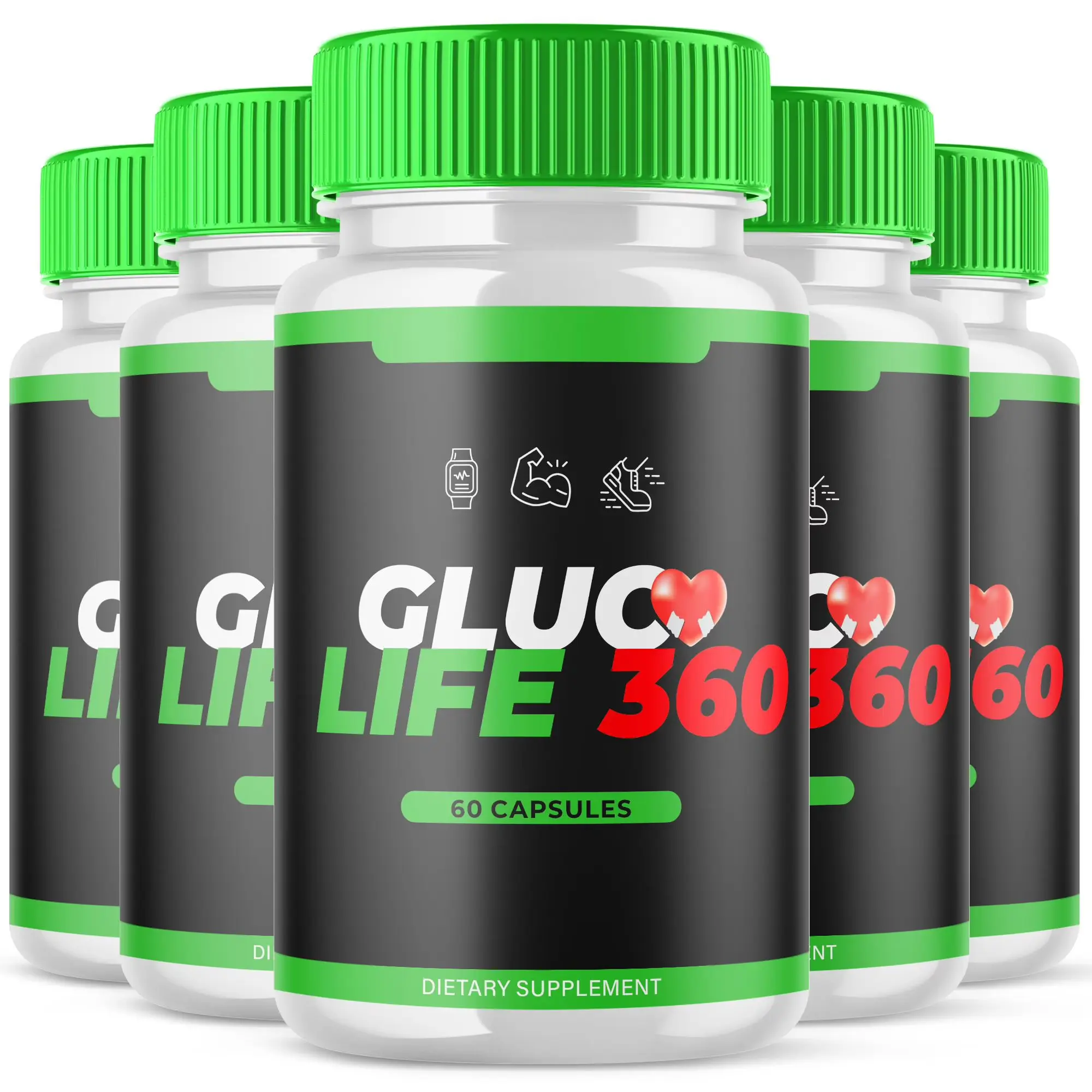6 Bottles Gluco Life 360